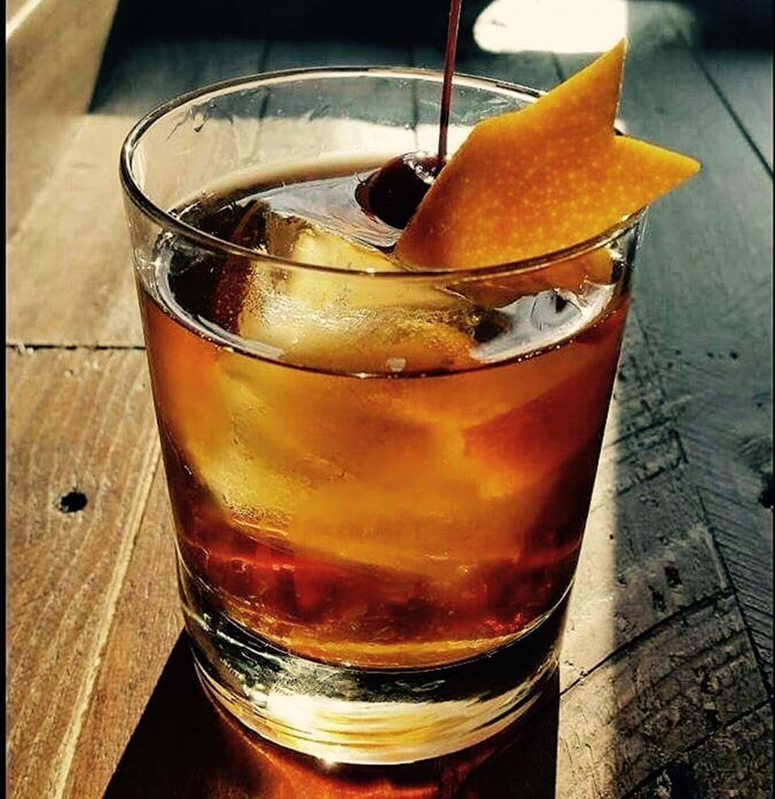 old fashion cocktail